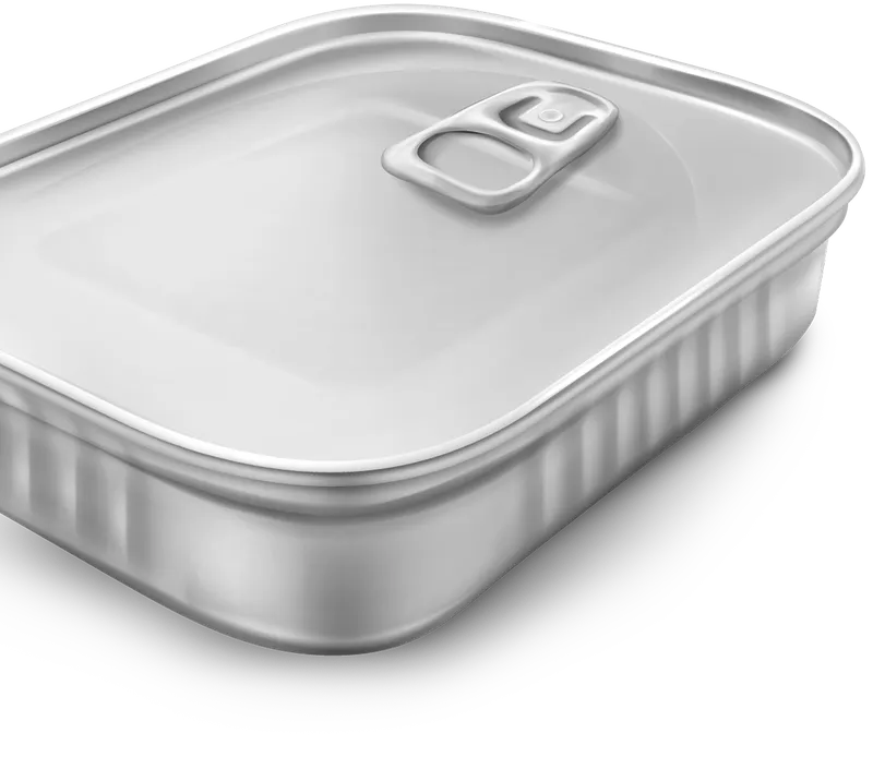 opakowanie metalowe do żywności